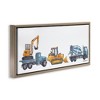 Stupell Industries Construction Vehicles Driving Illustration, 31" x 14" - 3 of 4