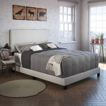 Monroe Linen Upholstered Platform Bed Frame - Eco Dream