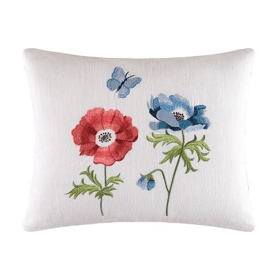 C&F Home Anemone Embroidered Pillow