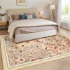 Fulvari Area Rug,Rugs for Living Room & Bedroom,Bohemian Washable Rug with TPR Gripper,Recycled Polyester Low-Pile Pet & Kid Safe - 3 of 4