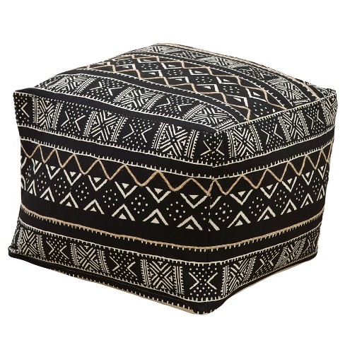 Mudcloth ottoman deals