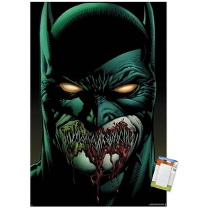 Trends International DC Comics Batman - Batman with Stitched Lips Unframed Wall Poster Print White Mounts Bundle 14.725" x 22.375" - 1 of 4