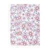 Hudson Baby Infant Girls Cotton Flannel Burp Cloths 4-Pack, Pink Mint Floral, One Size - 3 of 4
