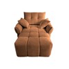 Sapphtopaz Single Sofa with Throw Pillows Ergonomic Upholstered Couches with Armrests Comfy Couch Sofa Chair for Living Room,Apartment,Bedroom - 4 of 4