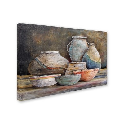 "Clay Pottery Still Life 1" Outdoor All-Weather Wall Decor