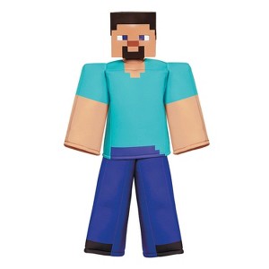 Disguise Kids' Prestige Minecraft Steve 3D Costume - 1 of 1