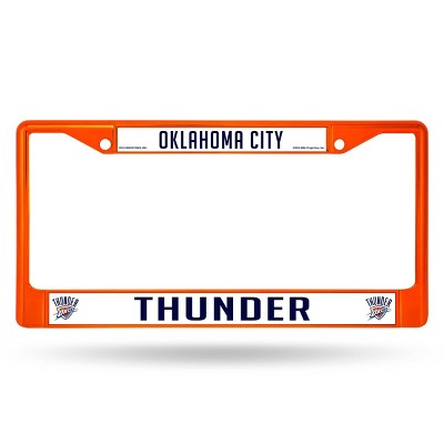 NBA Oklahoma City Thunder Colored Chrome License Plate Frame