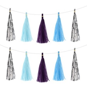 Unique Bargains Party Decoration Reusable Strong Rope Tassel Garland Banner 20 Pcs - 1 of 4