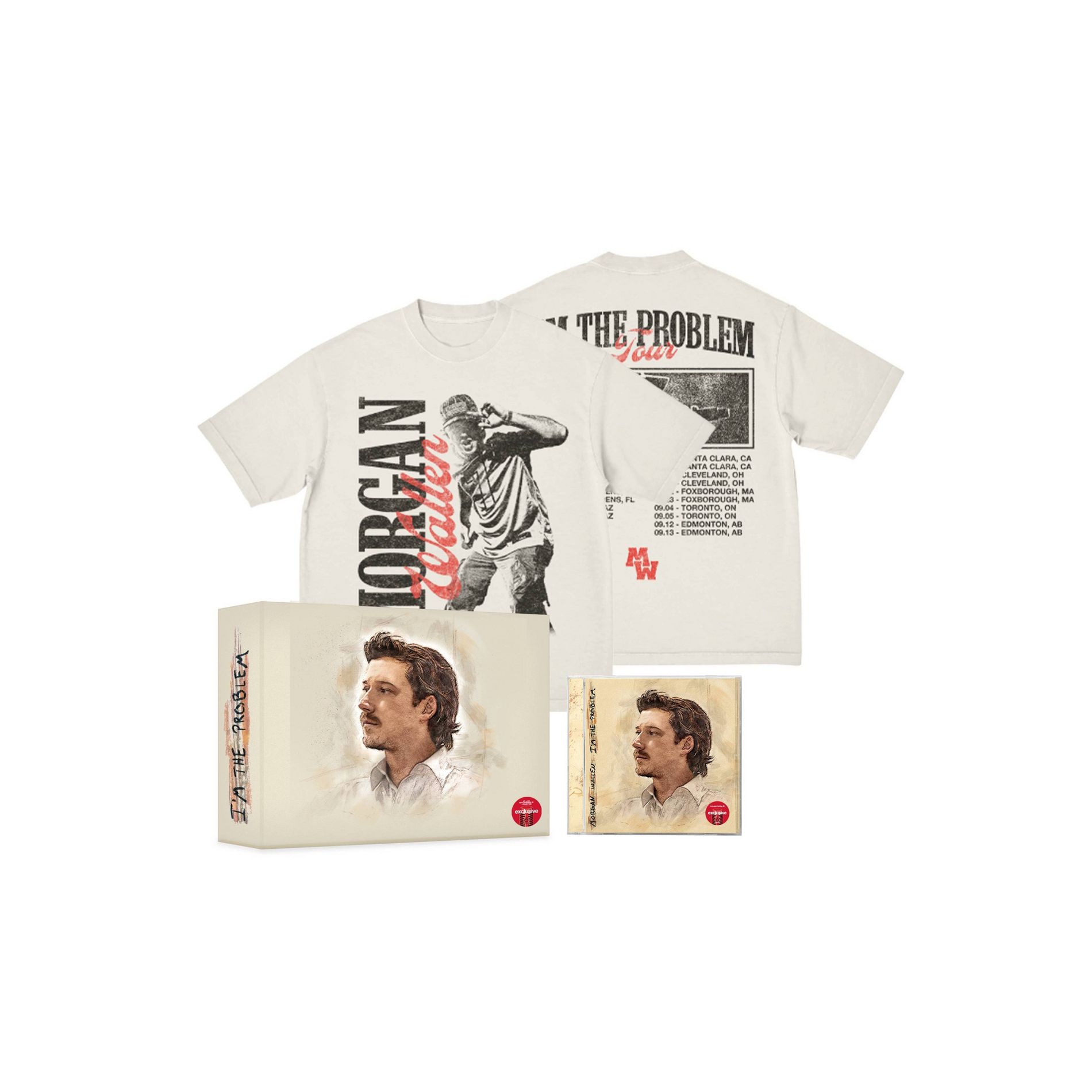 Morgan Wallen - I'm The Problem (Target Exclusive, CD + Tour Tee Merch Box)