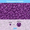 Unique Bargains No Hole ABS Round Faux Pearl for Vase Fillers DIY Home Decoration 800 Pcs - 2 of 4