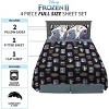 Disney Frozen 2 Olaf, Kristoff & Sven Full Sheet Set – Super Soft Microfiber Kids Bedding – 4-Piece Set - 3 of 4
