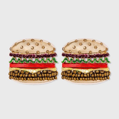 SUGARFIX by BaubleBar Hamburger Stud Earrings