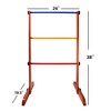 GSE Premium Solid Wood Ladder Ball Toss Game Set with Ladder Ball Bolas & Carrying Case - 2 of 4