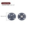 Unique Bargains Alloy Invisible Durable High Hardness Buckle Fasteners Press Studs Buttons 5 Pcs - 2 of 4