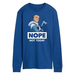 Men's - Avatar: The Last Airbender - Sokka Nope Long Sleeve Graphic T-Shirt - 1 of 4