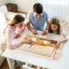 VEVOR 2000 Piece Rotating Puzzle Board with 5 Drawers and Cover, 40x29 in Portable Wooden Table, Jigsaw Puzzle Accessories for Adults, Beige - 2 of 4