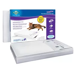 PetSafe ScoopFree Replacement Sensitive Non-Scented Crystal Disposable Cat Litter Trays - 3pk/13.5oz