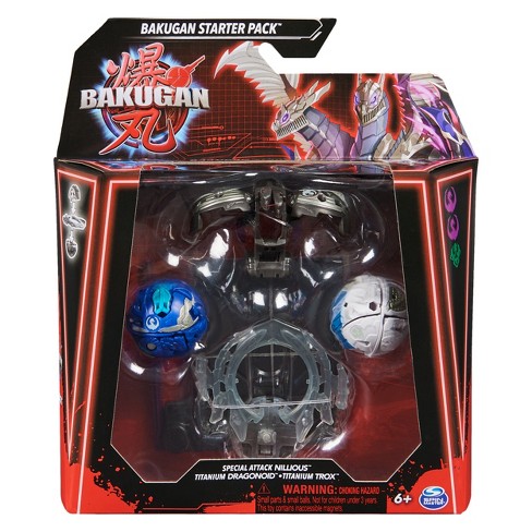 Bakugan Battle 5-Pack, Special Attack Ventri, Dragonoid, Bruiser, Trox,  Smoke; Customizable, Spinning Action Figures