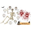 Racxily 2 Pack 36"Halloween Skeleton - 3 ft Life Size Human Skeleton with Full Body Posable Joints Plastic Skeleton for Halloween Skeletons Decor - 4 of 4