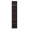 Resenkos Bookshelf, Bookcase Standing Shelf Unts,70.9" Corner Bookcase, Modern 6-Tier Narrow Cube Display Shelves,Walnut Brown - 4 of 4