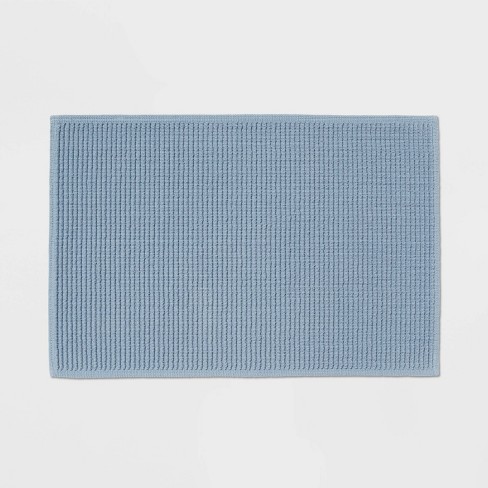 20x30 Performance Plus Bath Mat Solid Light Blue - Threshold