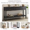 Contemporary 3-Drawer Console Table with 1 Shelf, Entrance Table for Entryway, Hallway, Living Room, Foyer, Corridor - image 4 of 4