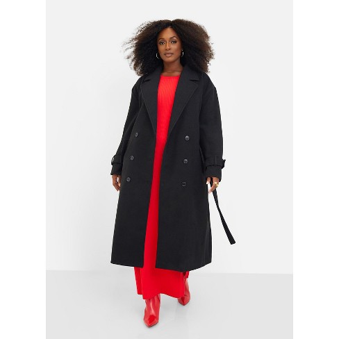 Rebdolls Women's Hazel Belted Coat - Black - Large : Target