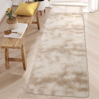 Fluffy Area Rug- Shag Area Rug for Living Room, Shaggy Large Indoor Thick Living Room Carpet with Non-Slip Backing, Soft Plush Carpet