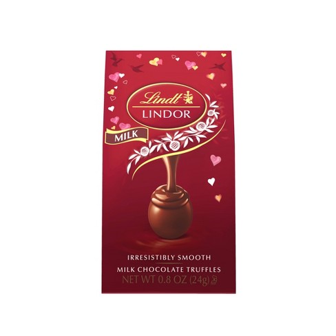 Lindt Truffles, Milk Chocolate, Milk with White - 2 truffles, 0.8 oz