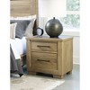 Signature Design by Ashley Galliden Nightstand with USB Ports, Light Brown - 2 of 4