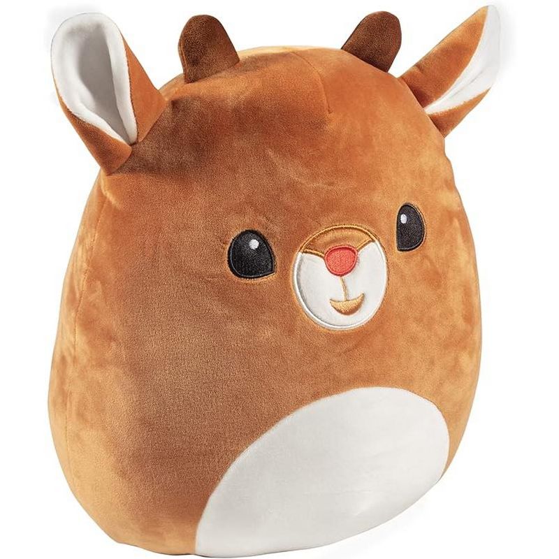 Squishmallow 12" Rudolph The Red Nosed Reindeer - Official Kellytoy Plush - Soft and Squishy Reindeer Stuffed Animal - Great Gift for Kids - Ages 2+, 2 of 6
