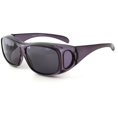 Calabria 43199 Low-Vision Polarized Over Sunglasses in Black