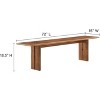 Modway  Amistad 72 Inch Wood Bench - 3 of 3