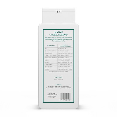 Native Limited Edition Global Flavors Sulfate-Free Body Wash - Moroccan Mountain Sage - 18 fl oz: Basic Cleansing, Whole Body Application