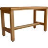 30" Eleganto ED996 Wide Teak Wood Bathroom/Shower Seat - EcoDecors: Rectangle, Non-Upholstered, 250lb Capacity - 2 of 4