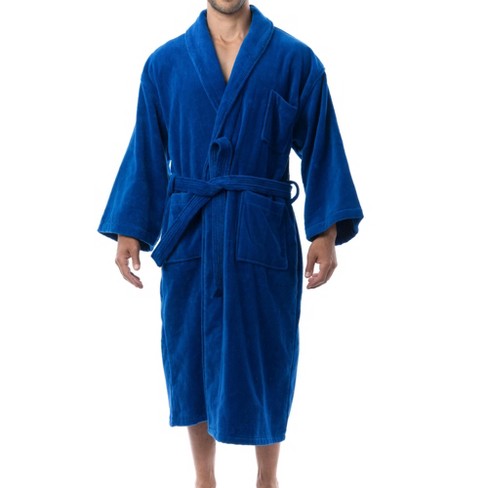 Alpine Swiss Pure Cotton Mens Terry Cloth Bathrobe Super Absorbent Spa ...