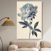 Art Remedy Delicate Blue Flower Minimalistic Botanical and Floral Art Prints Unframed - 2 of 4