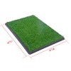 FURNIinspire Pet Training Pads And Potties Pet Toilet Dog Potty Artificial Turf, Pet Indoor Lawn Protection Potty, Pet Friendly, Green, 30"*20" - 3 of 4