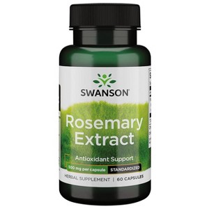 Swanson Herbal Supplements Rosemary Extract - Standardized 500 mg 60 Caps. - 1 of 2