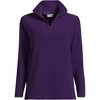 Lands' End Women's Plus Size Thermacheck 100 Fleece Quarter Zip Pullover Top - 3 of 3