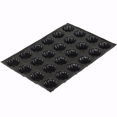 Sasa Demarle Flexipan Fluted Brioche Pan - 24 Cavities