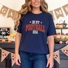 Simply Sage Market Women's  In My Football Era - Red Short Sleeve Graphic Tee - 2 of 4