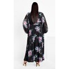 Women's Plus Size Ottilie Maxi Dress - dark roses | CITY CHIC - 2 of 4