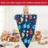 Itopfox Dinosaur Stuffed Animal Storage Bean Bag Chair Cover for Kids and Adults, Fun Toy Organizer, Soft Plush Toy Holder - 3 of 4