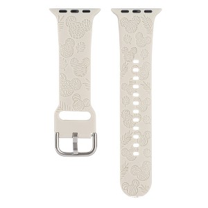 HTUTWOO Cartoon Engraved Apple Watch Band, Cute Soft Sport Silicone Strap 38/40/41/42/44/45/49mm for iWatch Series 10 9 8 7 6 5 4 3 2 1 SE Ultra - 1 of 4