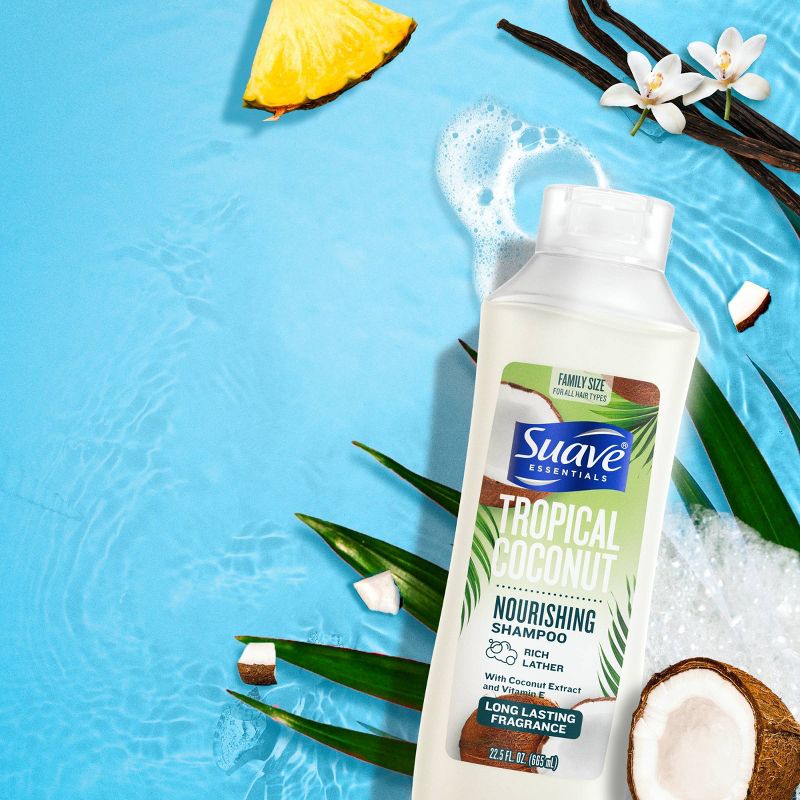 Suave Nourishing Shampoo Tropical Coconut - 22.5 fl oz, 5 of 9