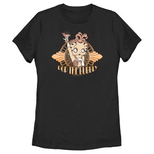 Women's Betty Boop New Year's Pop the Bubbly T-Shirt - 1 of 4