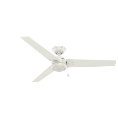 52" Cassius Damp Rated Ceiling Fan White - Hunter