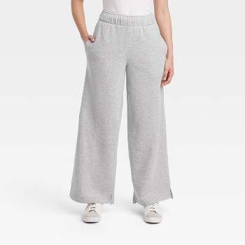 Women's High-rise Wide Leg Sweatpants - Universal Thread™ Gray Xl : Target