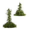 Nearly Natural 24-in and 36-in Table Top/Hanging Artificial Christmas Decor (Set of 2) - 3 of 4